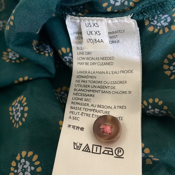 Anthropologie Maeve Monika Button Down  Tunic  Ladies XS - Picture 7 of 7